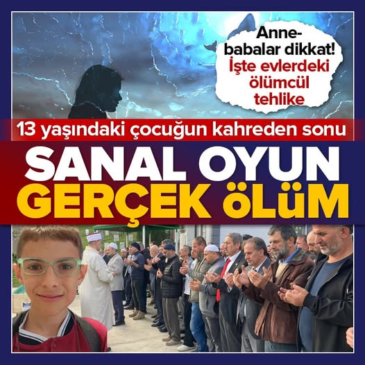 Sanal oyun gerçek ölüm: 13 yaşındaki Eymen’in hazin sonu
