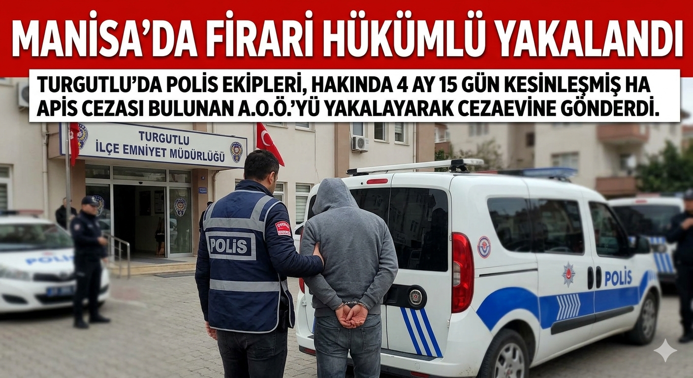 Turgutlu’da firari hükümlü yakalandı