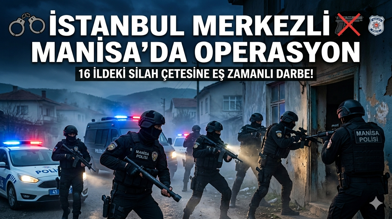 MANİSA'DA SUÇ AĞI ÇÖKERTİLDİ!