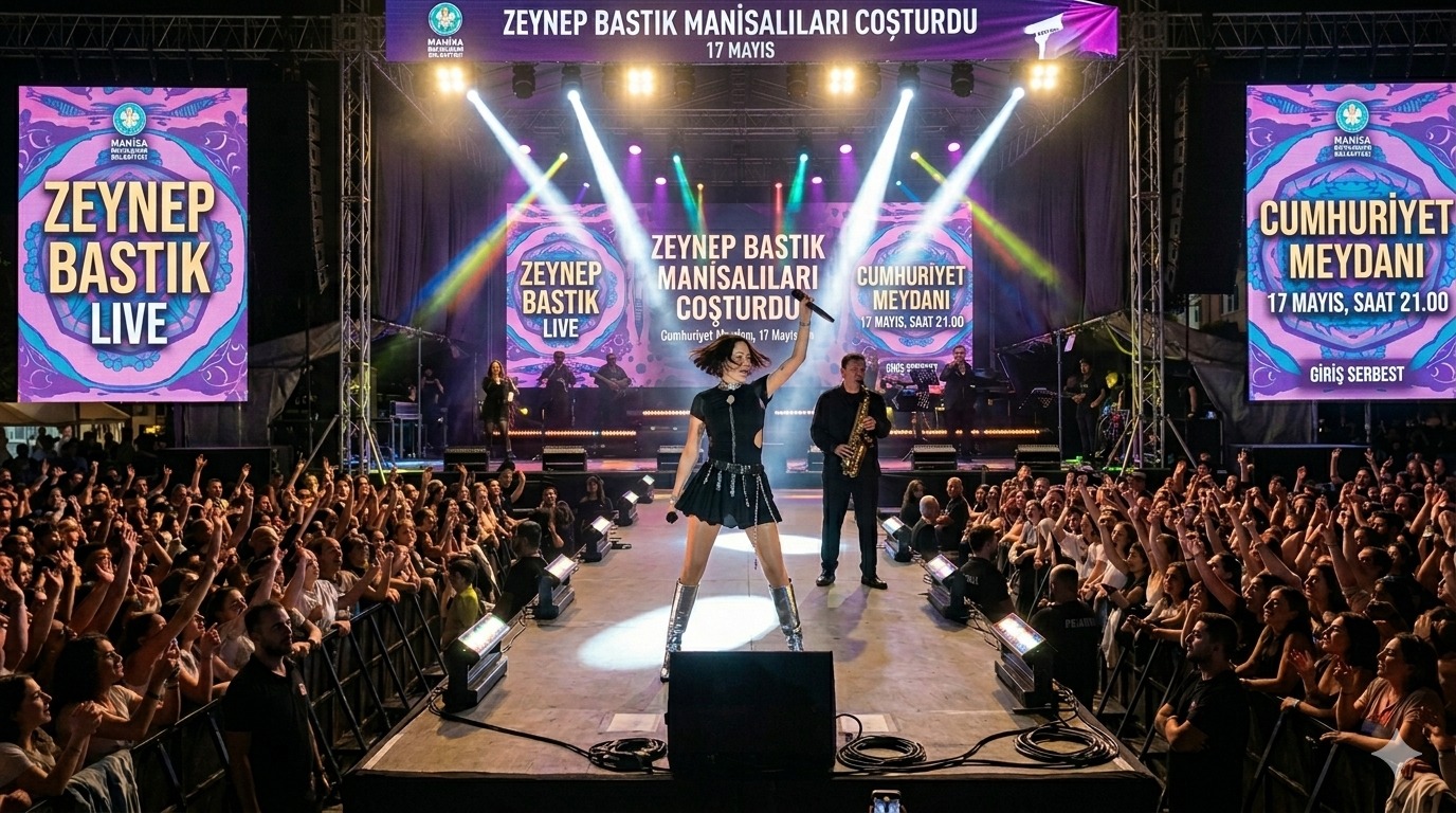 ZEYNEP BASTIK MANİSALILARI COŞTURDU 