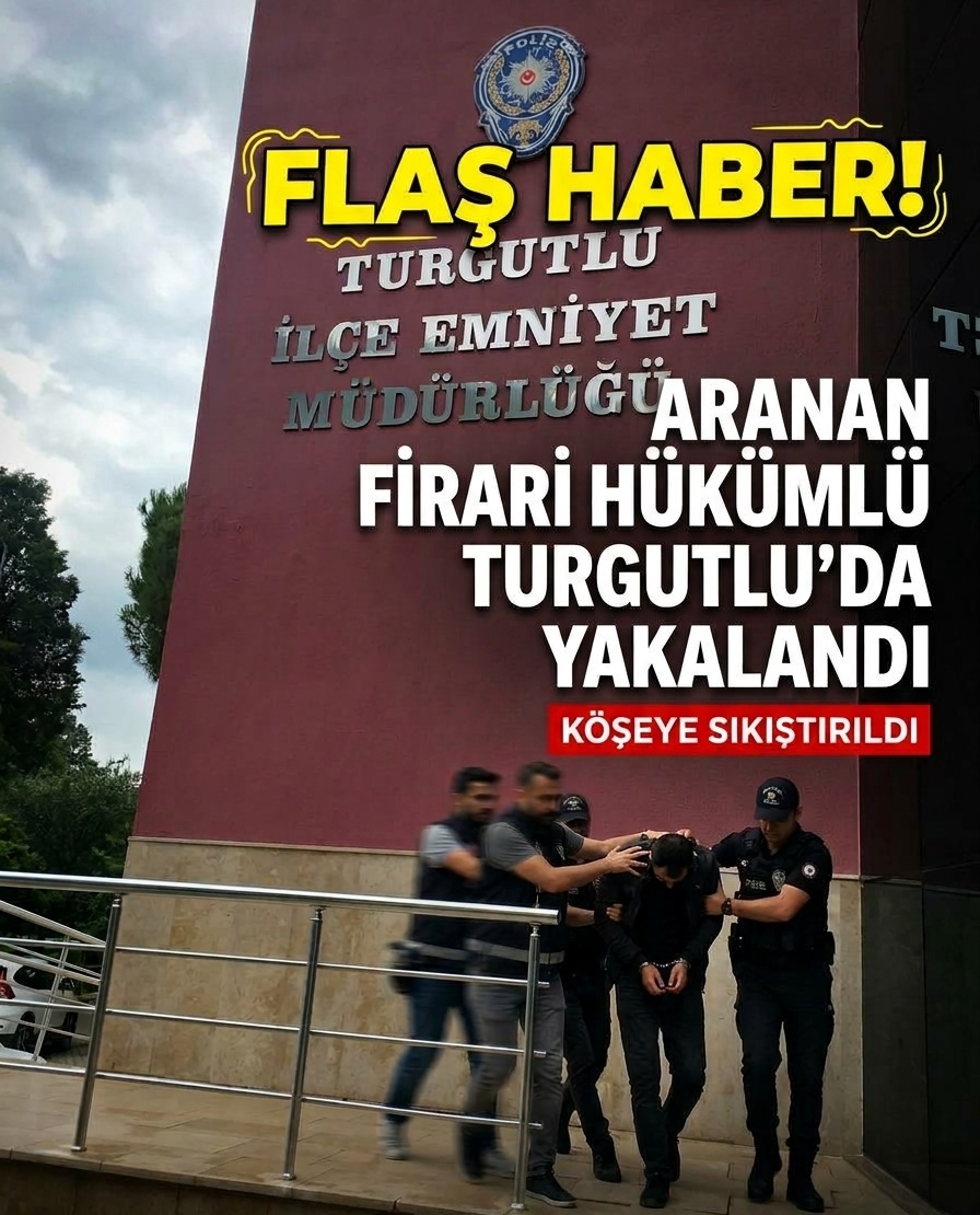 MANİSA'DA FİRARİ HÜKÜMLÜ YAKALANDI