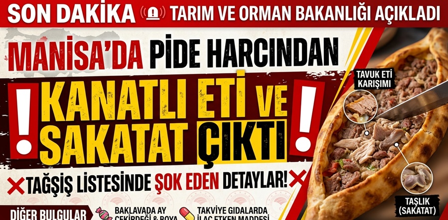 Bakanlık tek tek açıkladı: Pide harcında kanatlı et, baklavada ay çekirdeği LİSTEDE MANİSADA VAR 